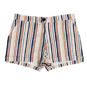 Stoosh Multicolored Retro Striped Shorts (Size: 3 Juniors)